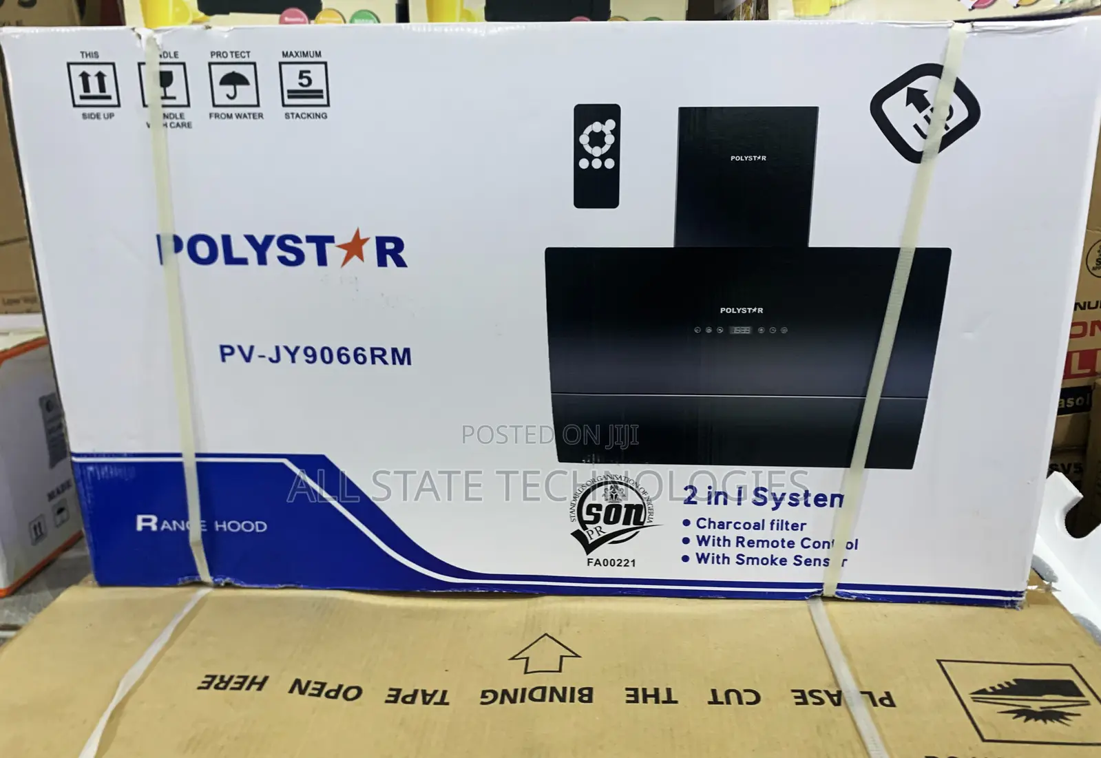 Polystar 90cm Pv-Jy9066rm Cooker Chimney