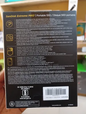 Sandisk Extreme Pro Portable SSD 2tb