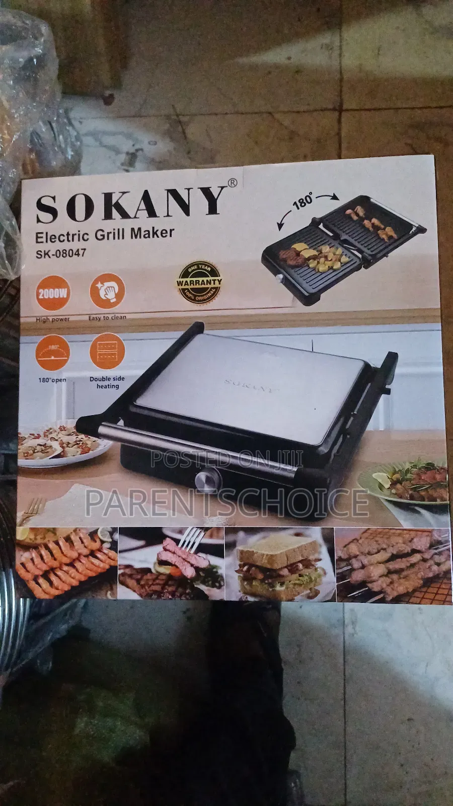 Sokany Electric Grill Maker