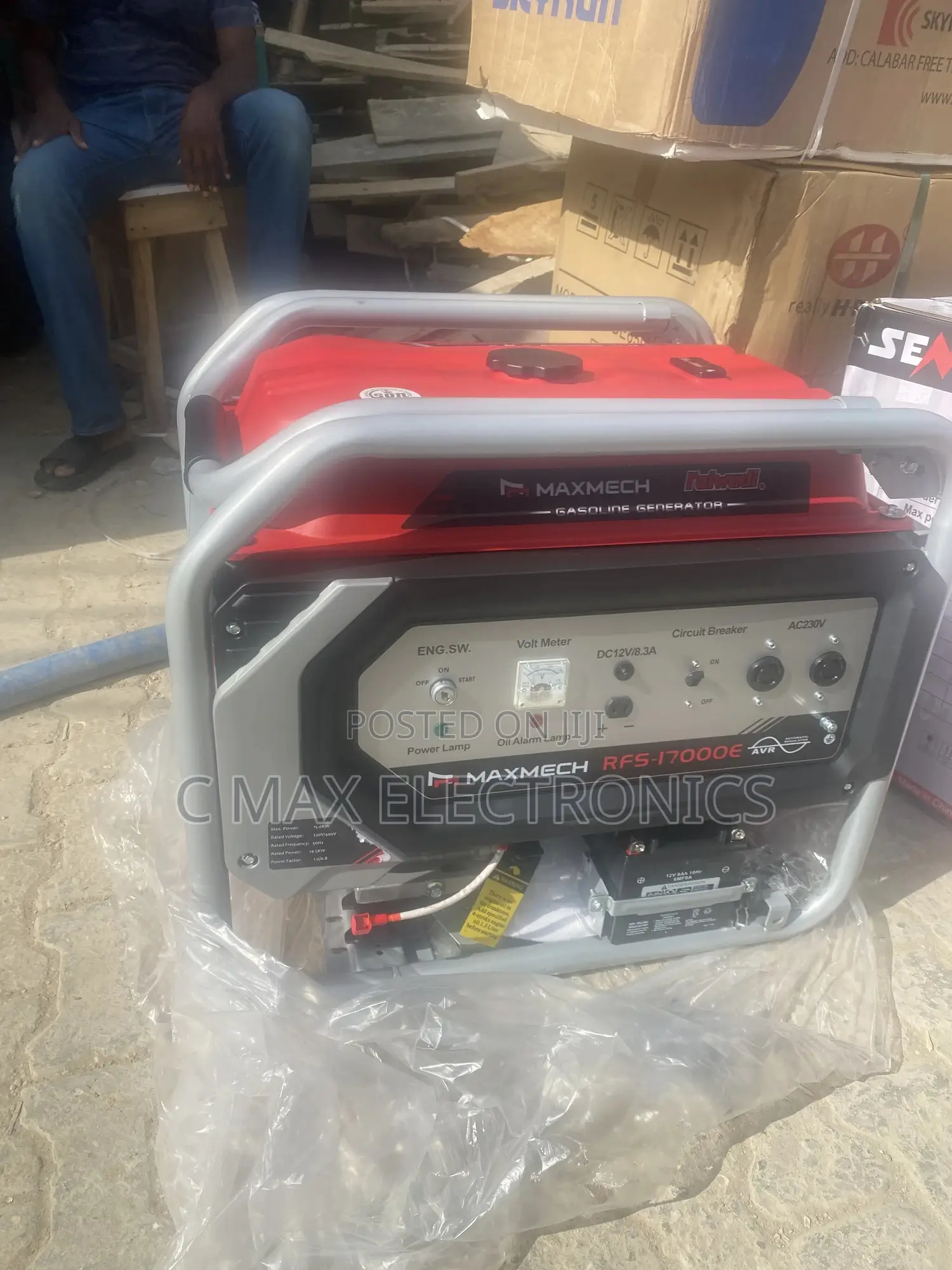 Maxmech 15kva Petrol Generator 100% Copper Coil