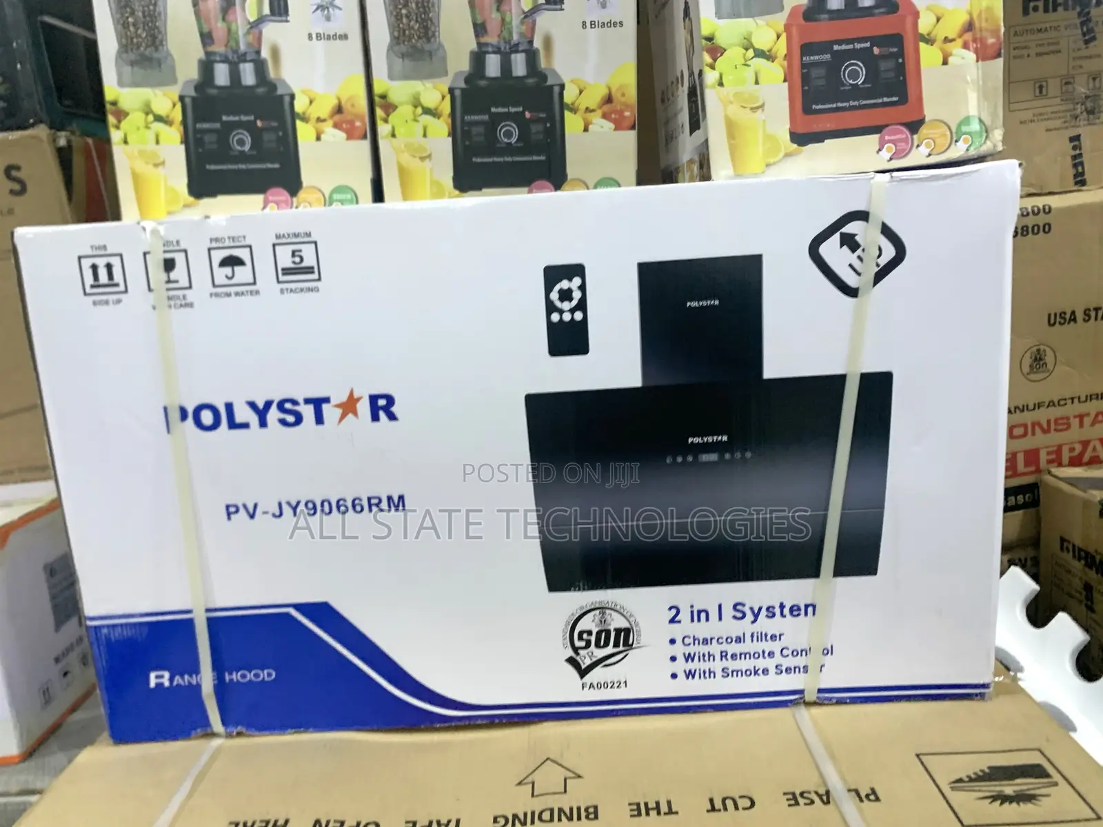 Polystar 90cm Premium Chimney Extractor