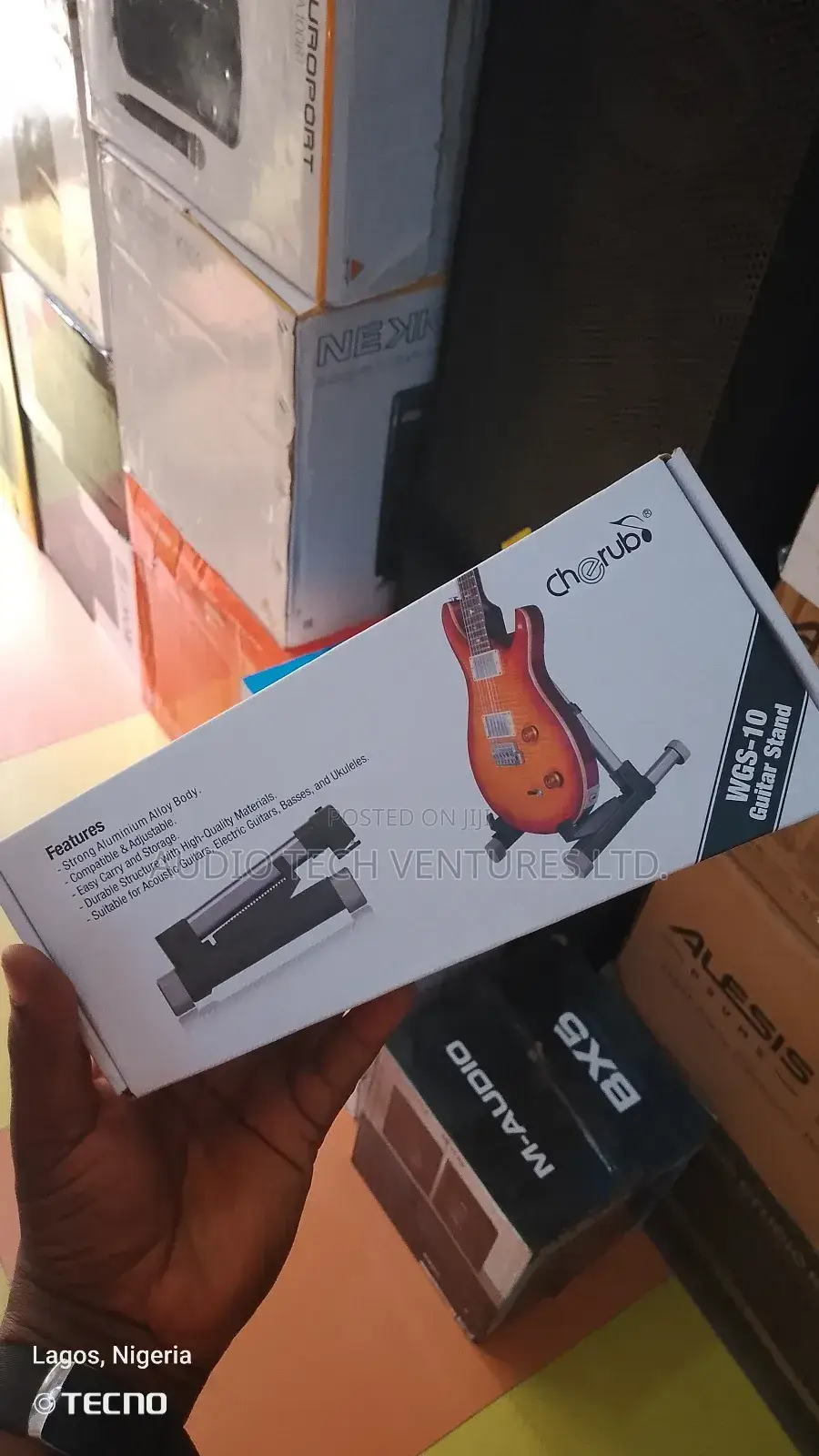 Cherub Wgs10 Guitar Stand