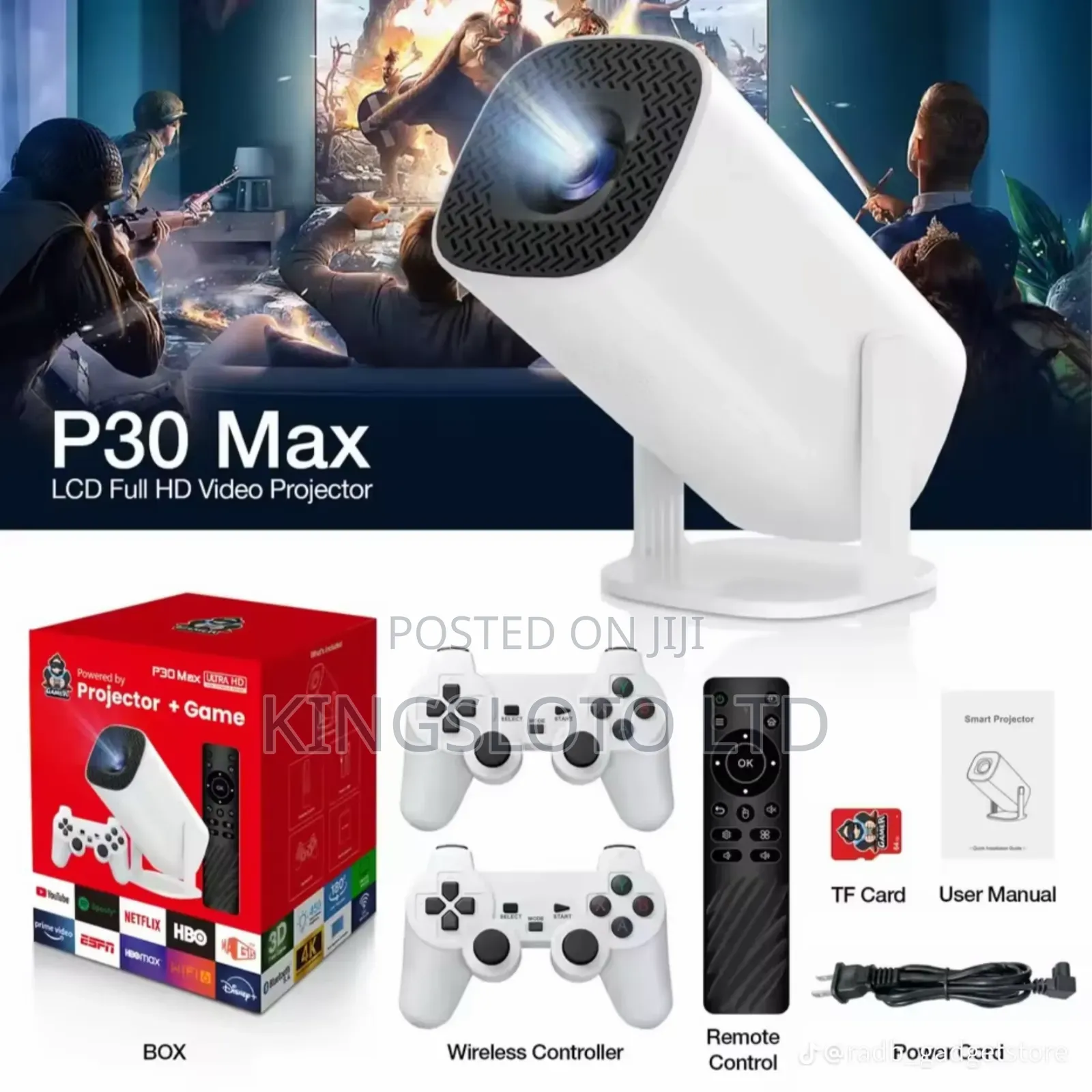 P30 Pro Max Game Projector