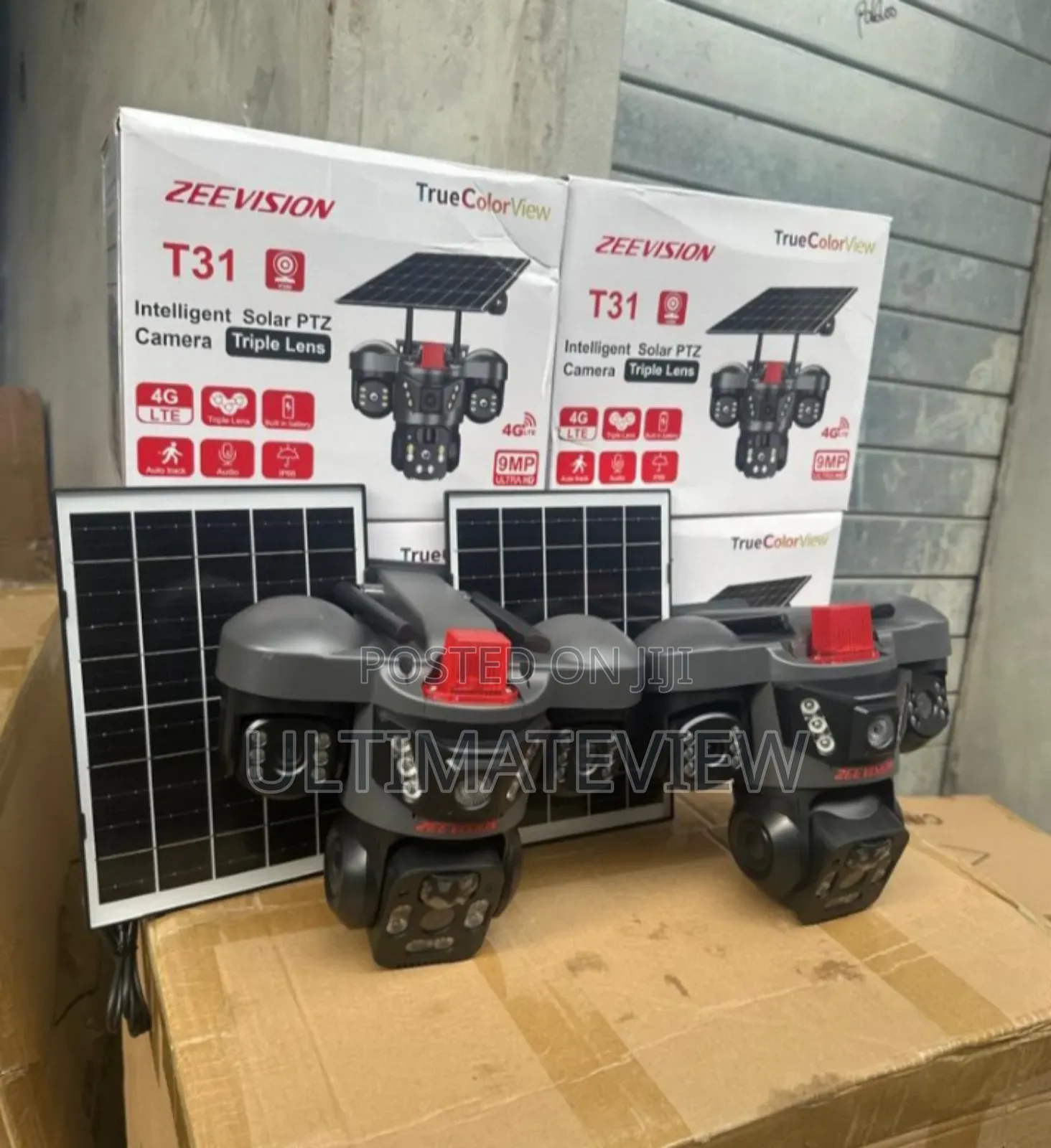 4g Triple Lens CCTV Camera V380