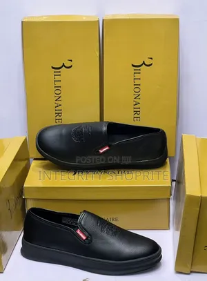 Black Billionaire Flat Shoes