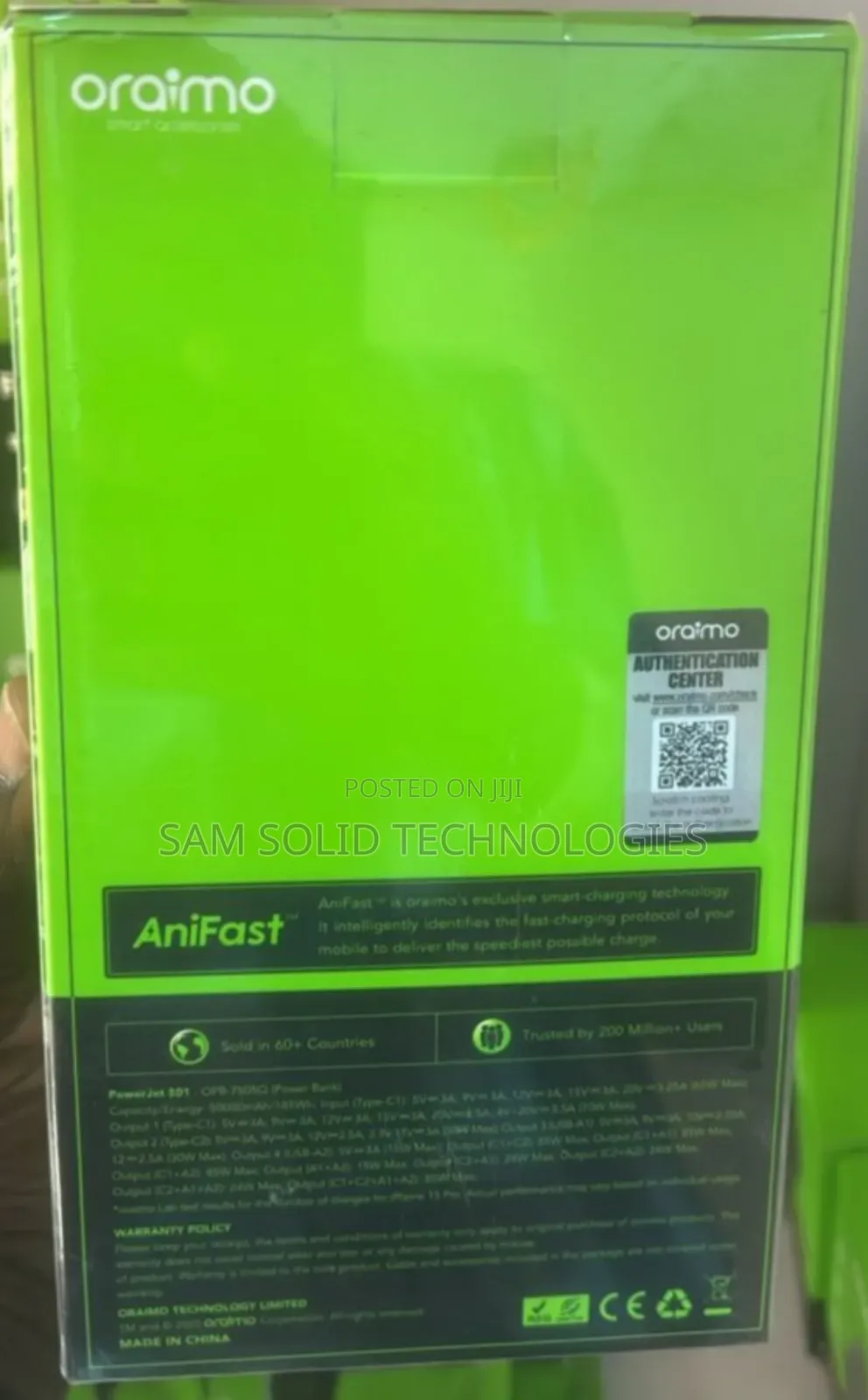 Oraimo Power Bank