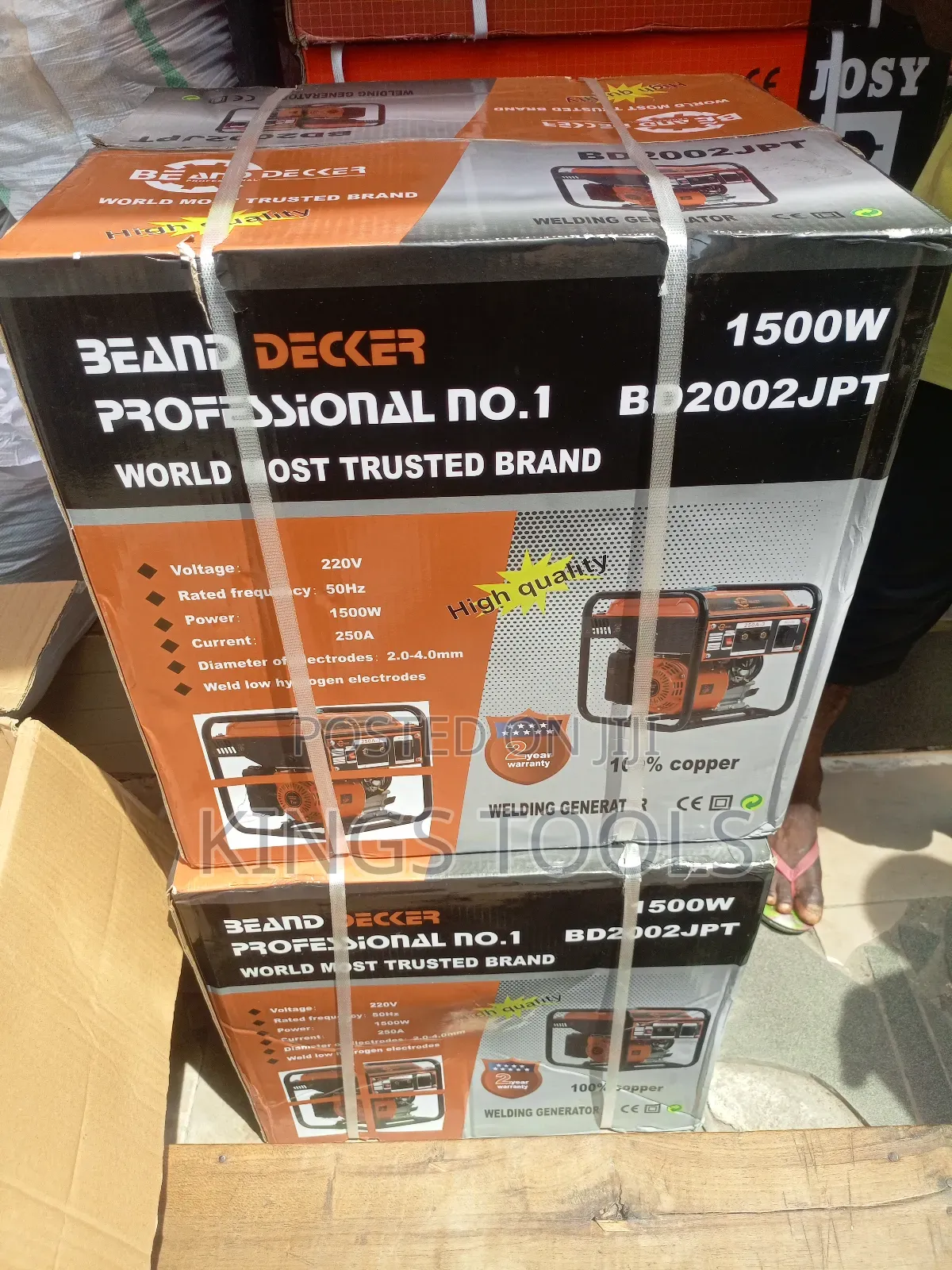 Start and Weld Generator Machine