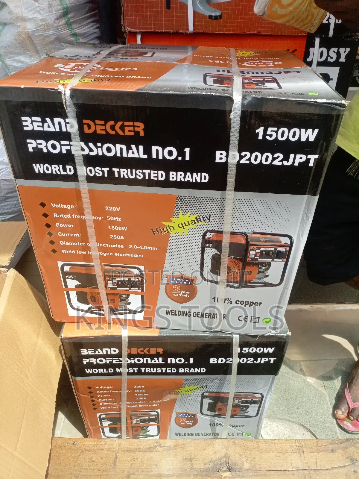 Start and Weld Generator Machine