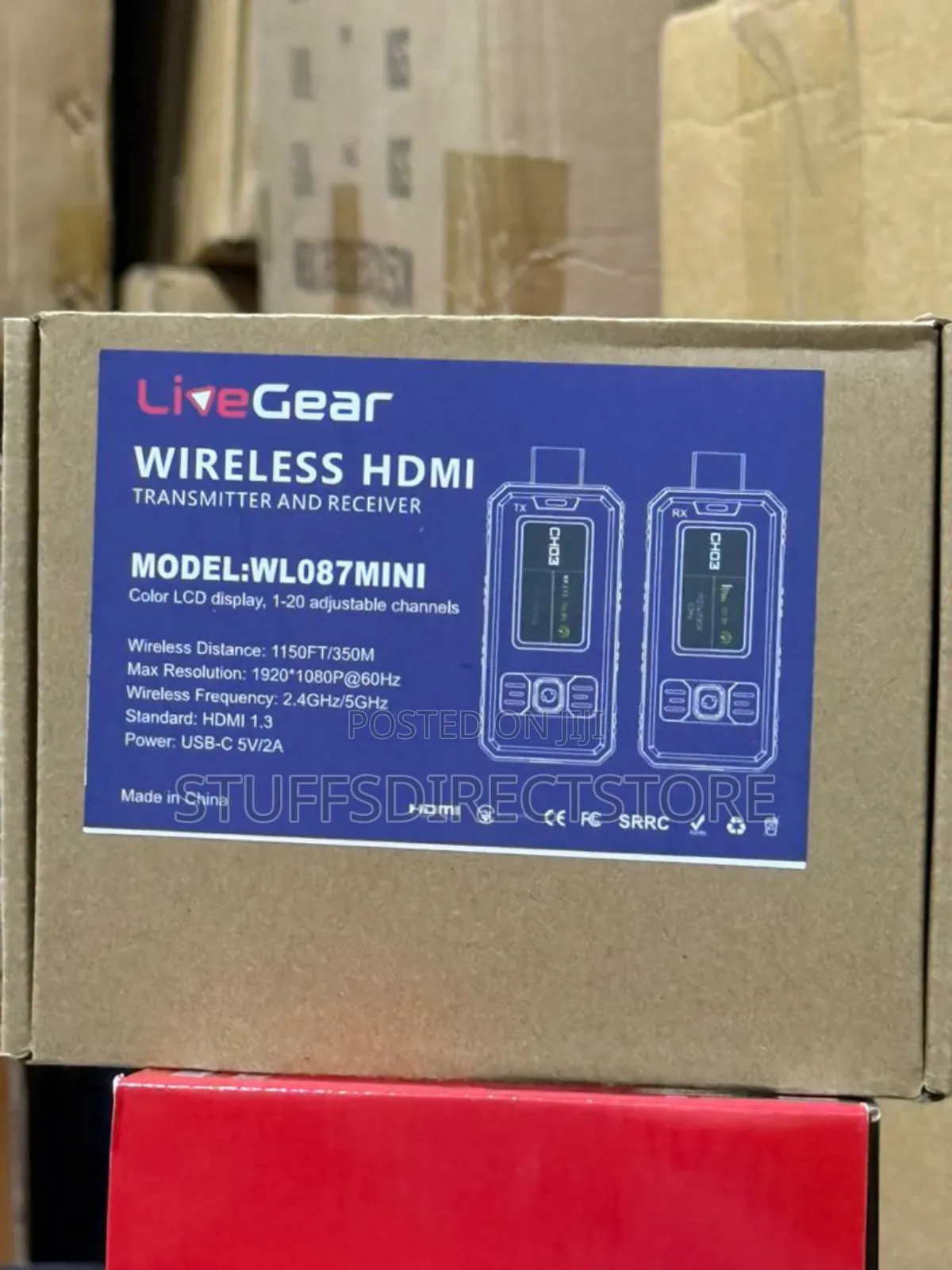 Livegear Wl087mini Wireless Hdmi Transmitter Receiver Kit