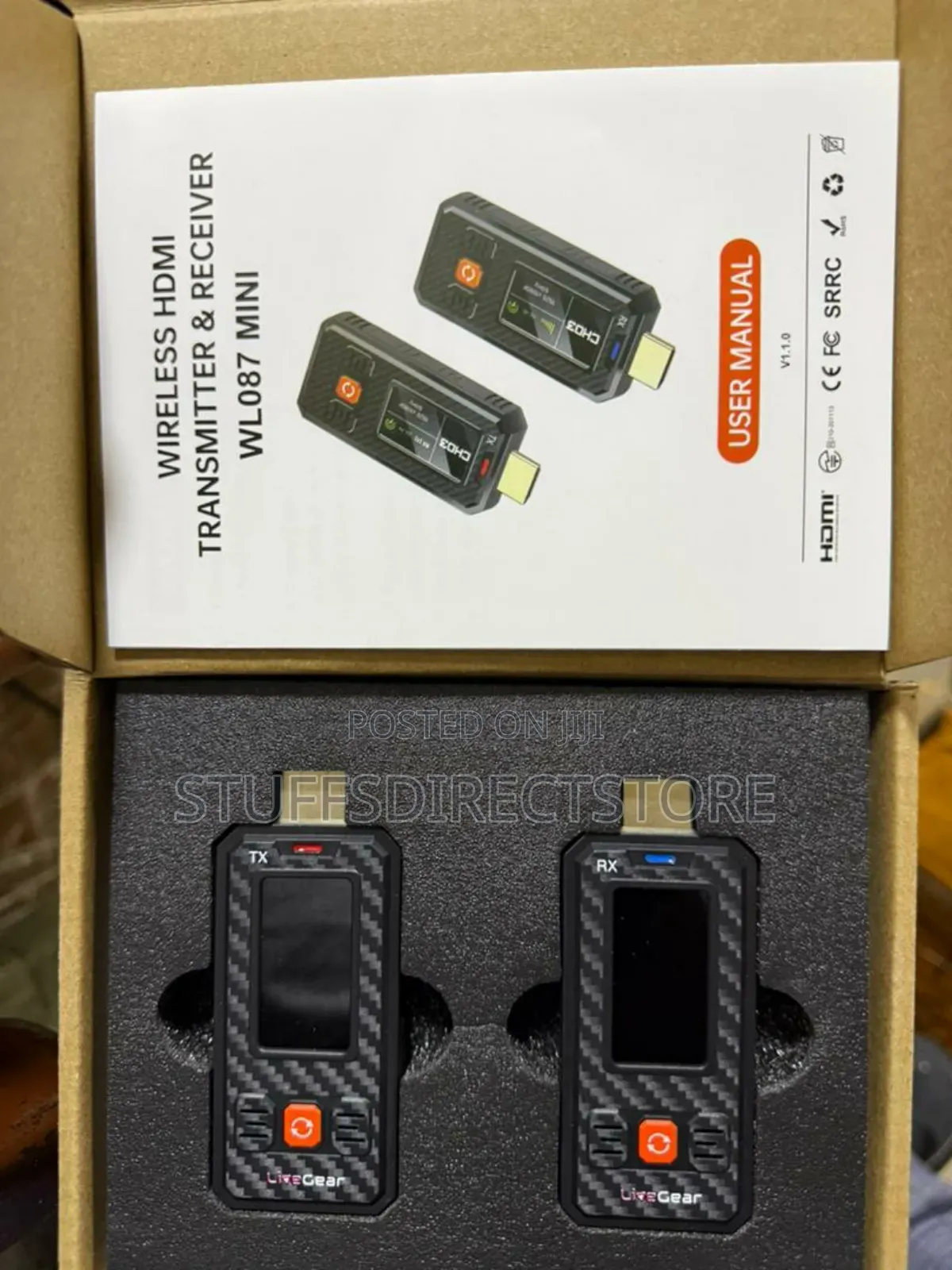 Livegear Wl087mini Wireless Hdmi Transmitter Receiver Kit