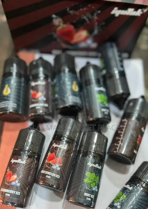 Iyutak 30ml E-Liquid / Vape Juice | Smooth Flavorful for sale - Blacman Market  Place  Price:  10,000 on Jiji.ng [Lagos Island (Eko)]