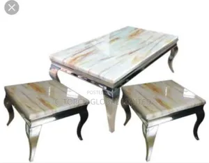 Luxury Marble Center Table Set