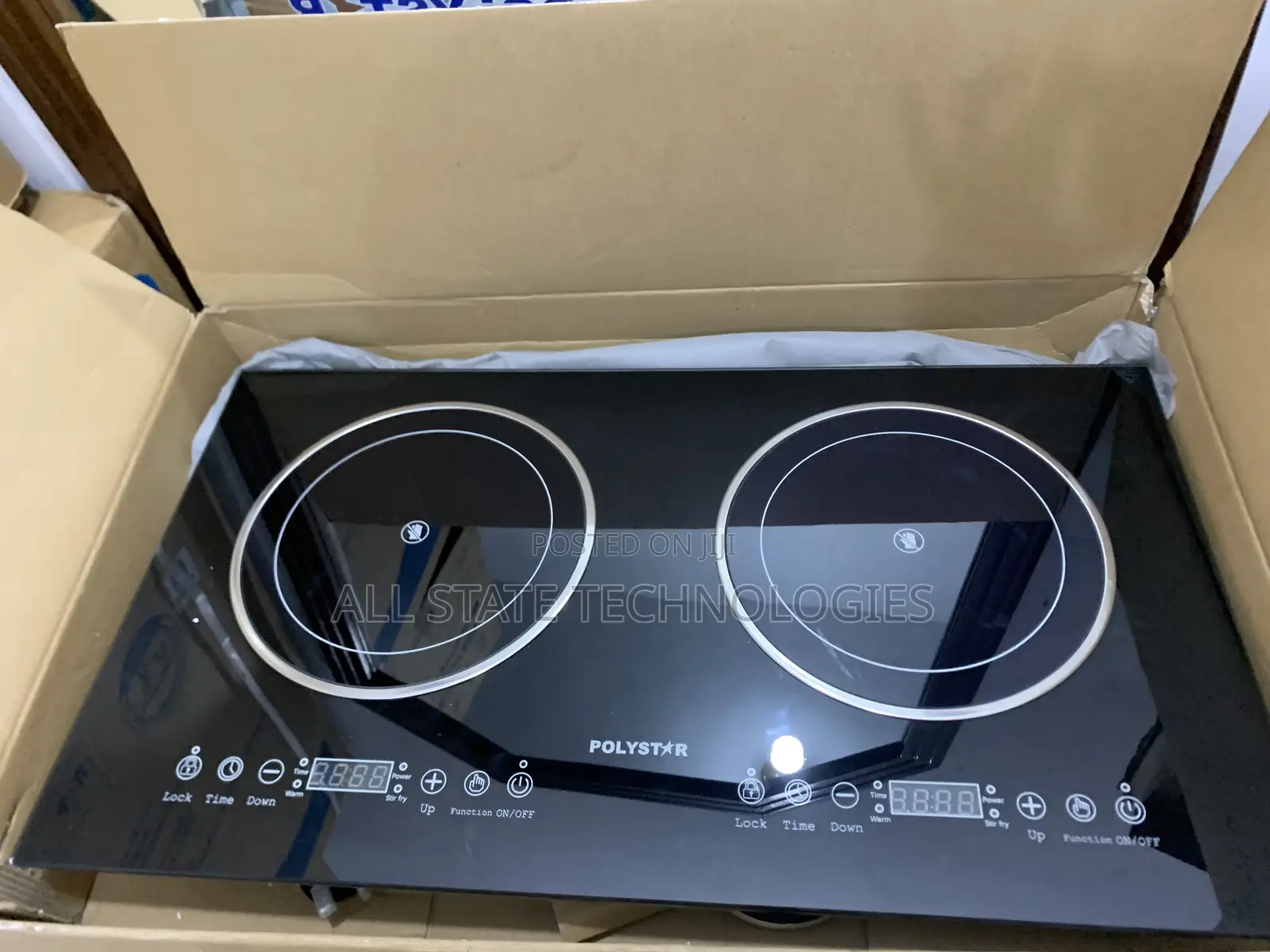 Polystar Double Burner Electric Infrared Hob