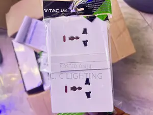 13a Double White Socket