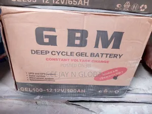Solar GBM 100ahs 12v Deep Cycle Dry Cell Battery
