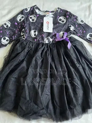 Purple And Black Gown