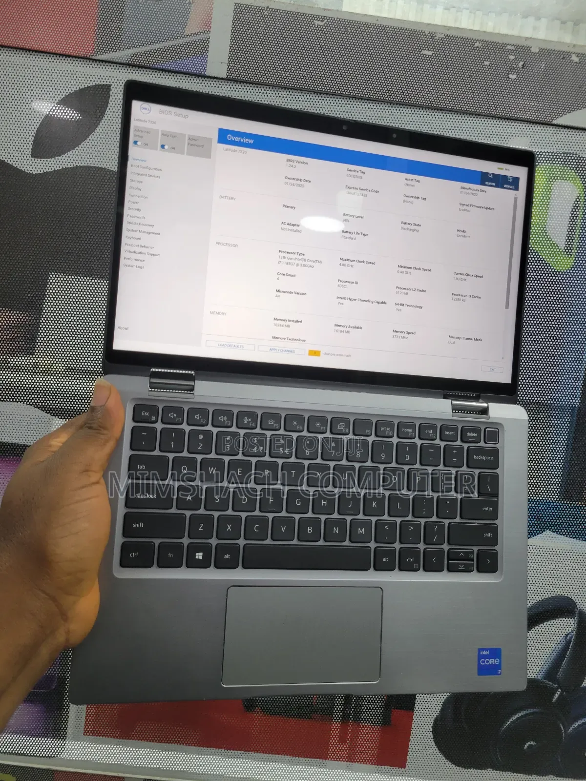 Laptop Dell Latitude 7320 16GB Intel Core I7 SSD 512GB