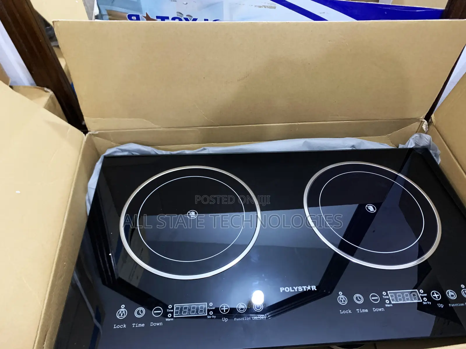 Polystar 2 Plate Built-in Glass Hob