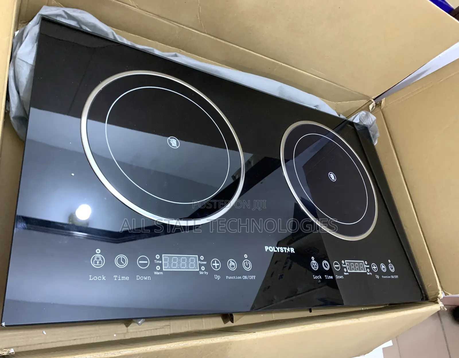 Polystar Double Electric Infrared Cooker