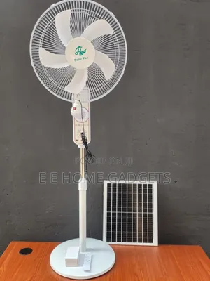 16 Inches Solar Power Standing Fan With Solar Panel and Dc Bulbs Plus