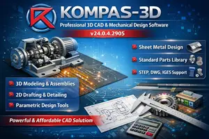 Kompas-3d V24 – Professional 3d Cad Mechanical Design Software