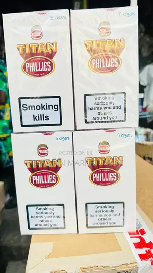 Phillies Titan Cigar | Mild Natural Wrapper | Pack of 5