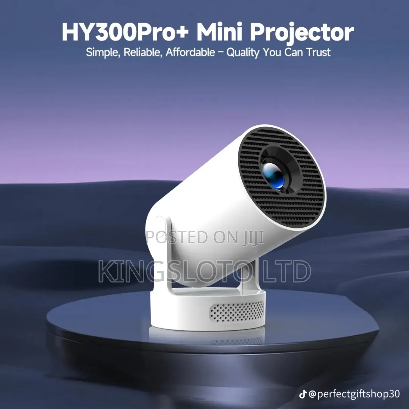 Smart Portable Recharge Projector