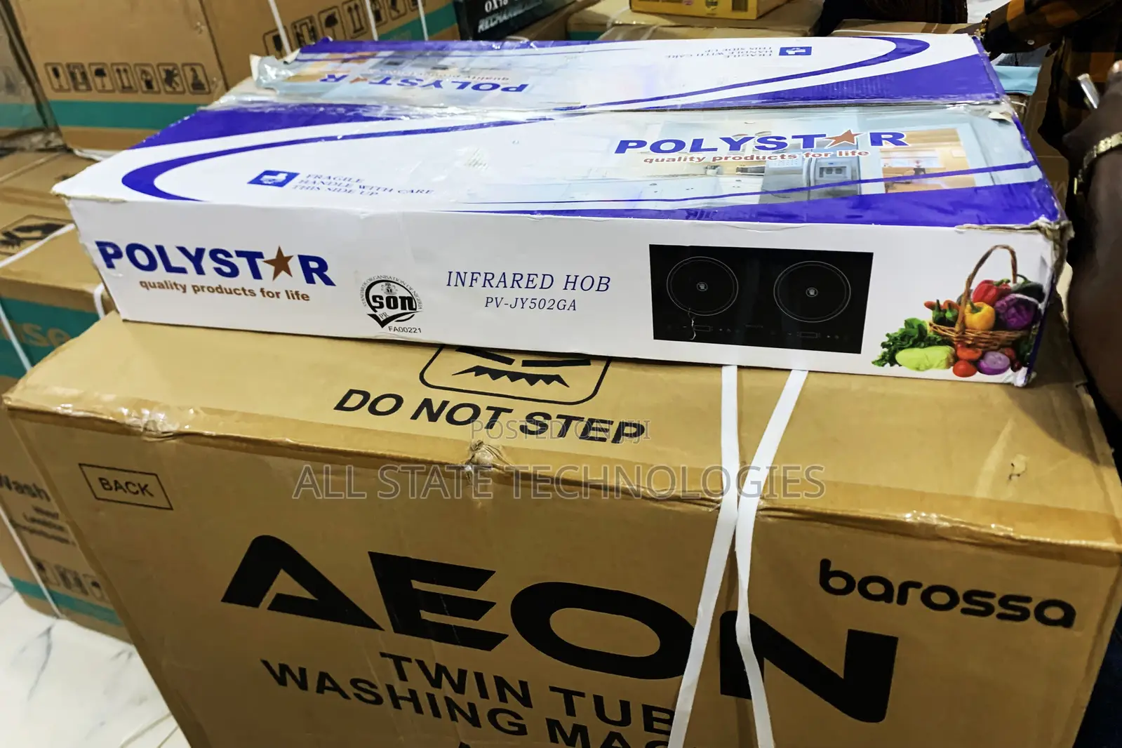 Polystar 2 Burner Built-in Ceramic Cooker