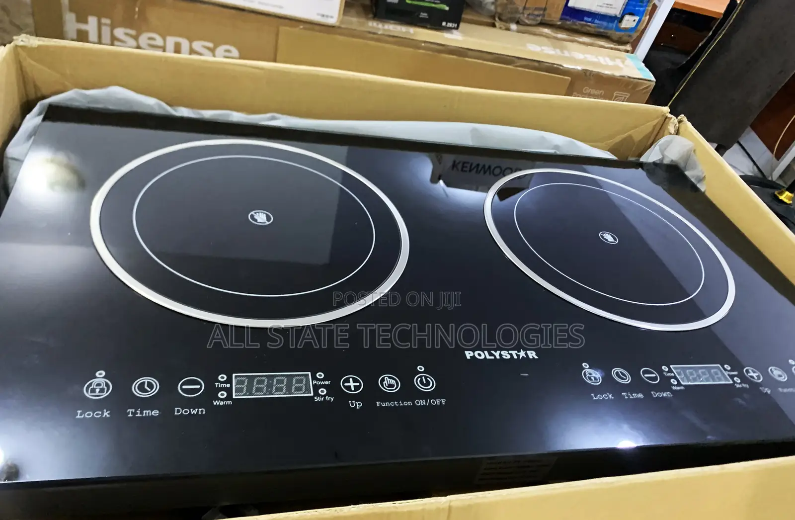 Polystar 2 Burner Kitchen Infrared Cooktop