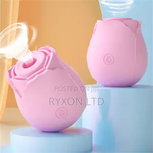Pink Rose Sucker Vibrator