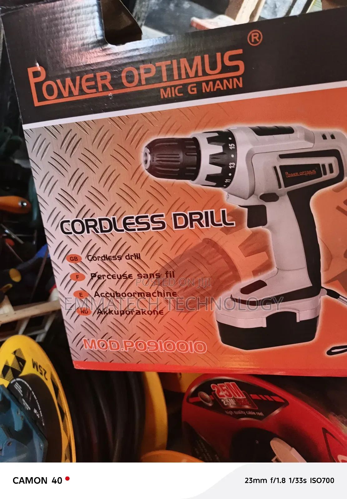 Power Optimum Battery Drilling Machine