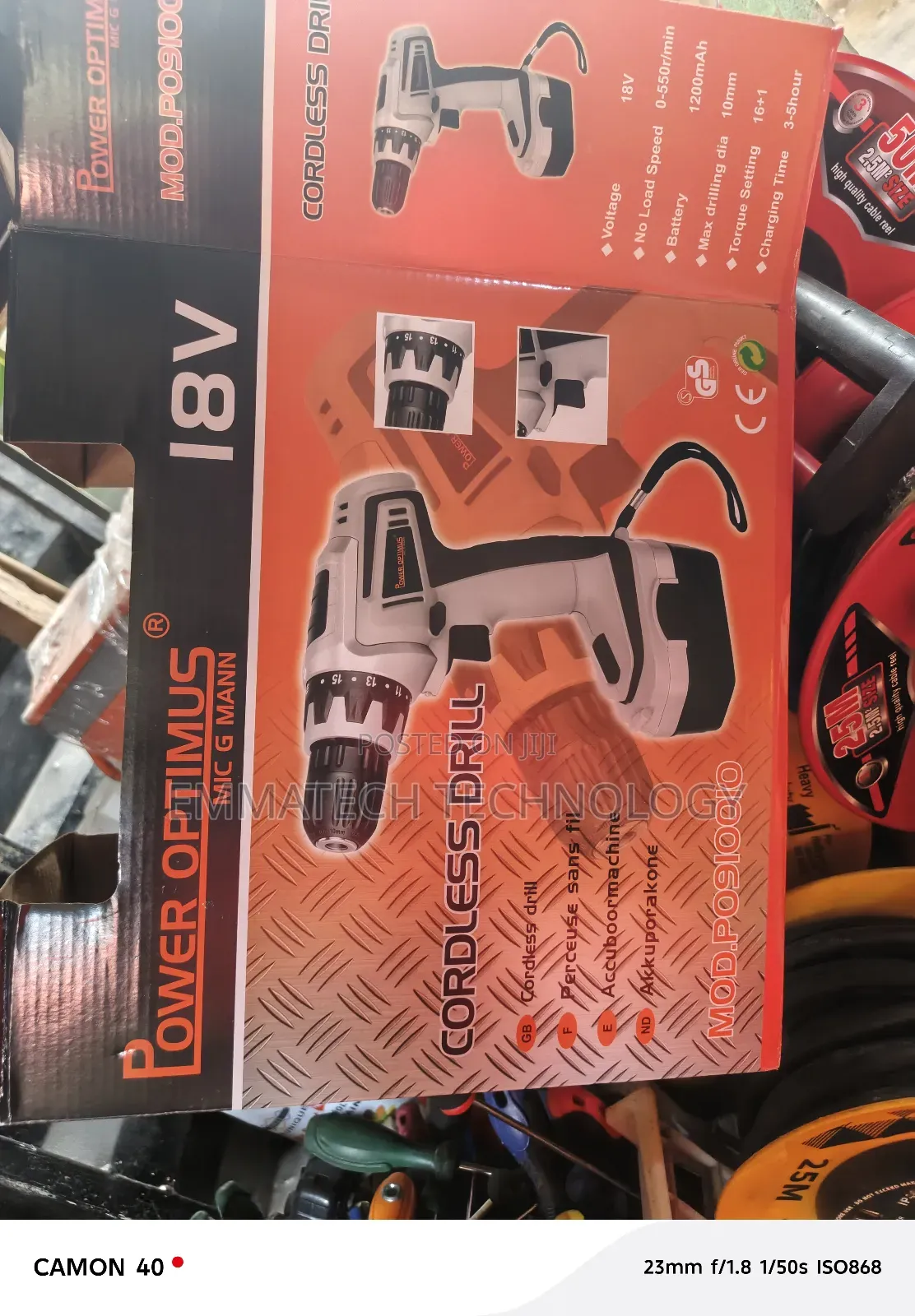 Power Optimum Battery Drilling Machine