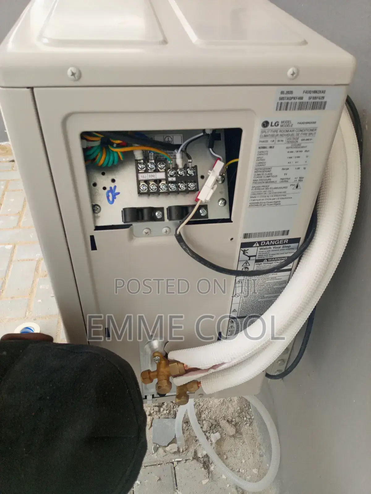 Servicing Installation of a/C and Fridge