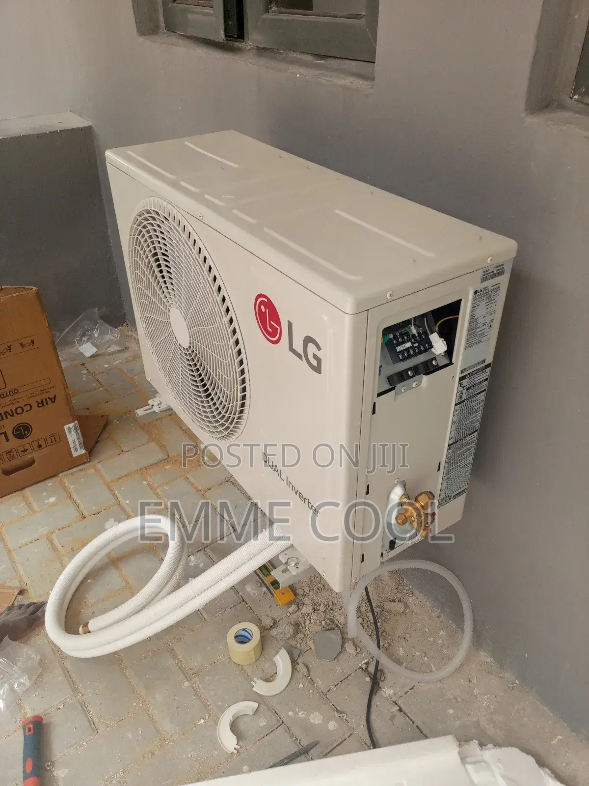 Servicing Installation of a/C and Fridge