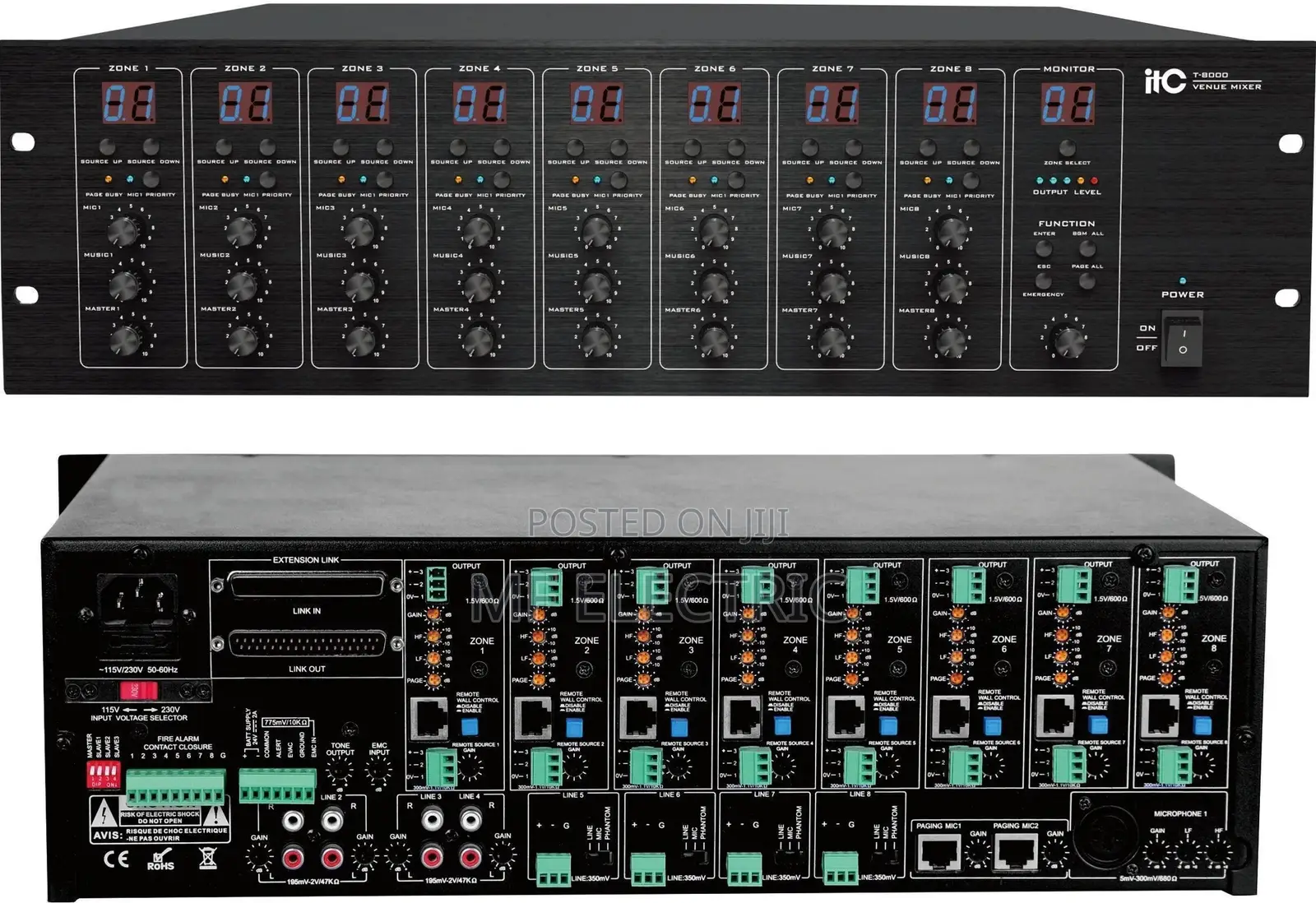T-8000 Audio Matrix Paging Controller