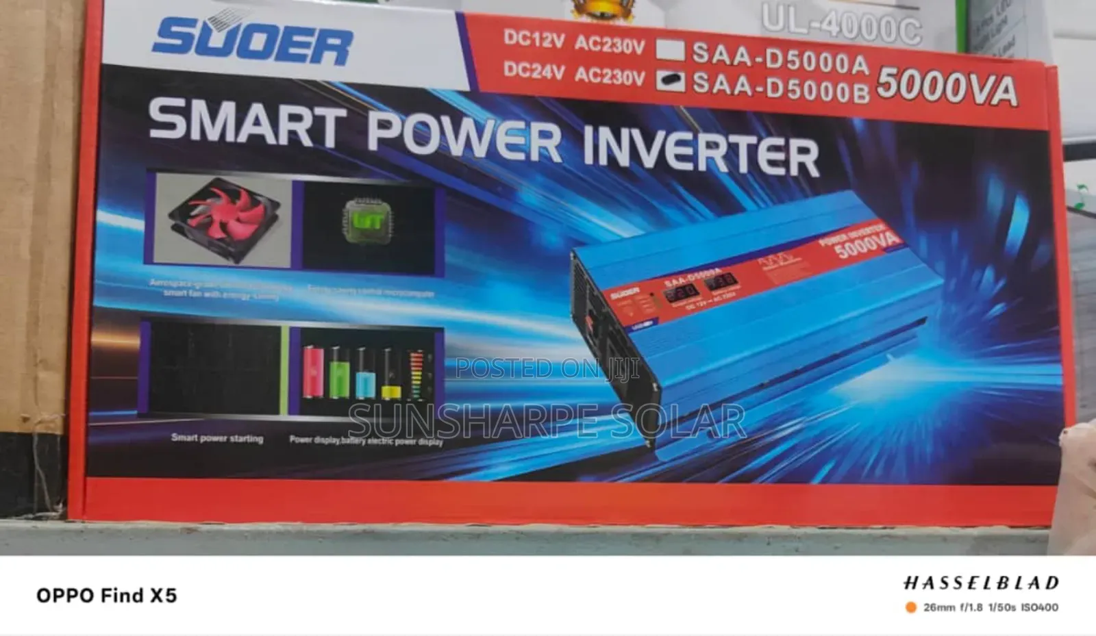 5000w Sachet Inverter 24v