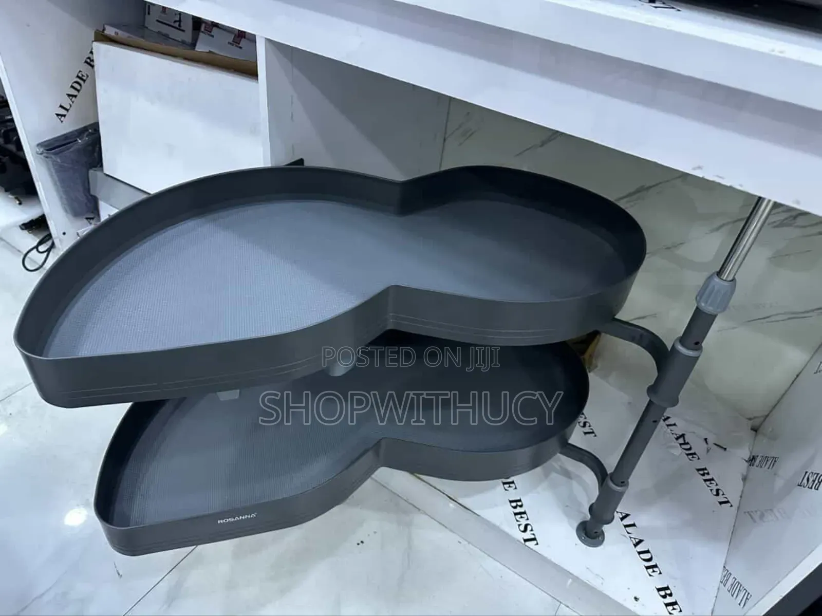 Magic Corner Pull-Out Swing Tray System
