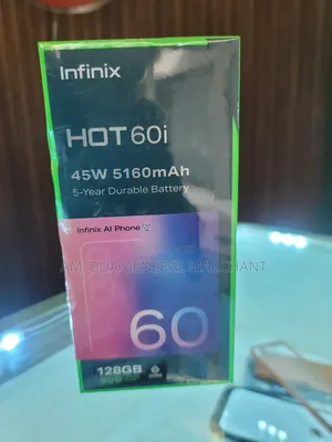 New Infinix Hot 60i 128 GB Black