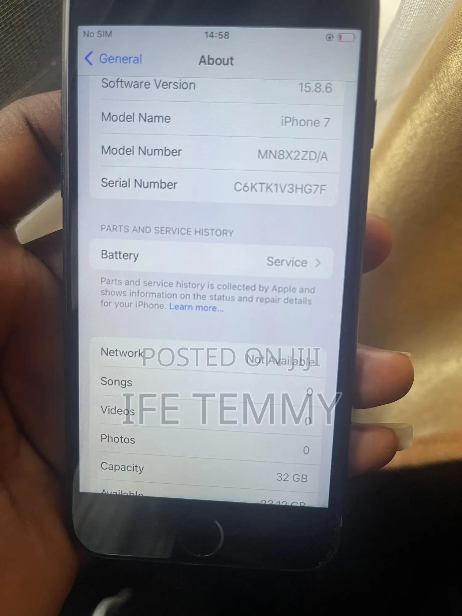 Apple iPhone 7 32 GB Black
