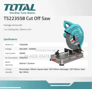 Cut Off Saw 2200w 3700rpm Total