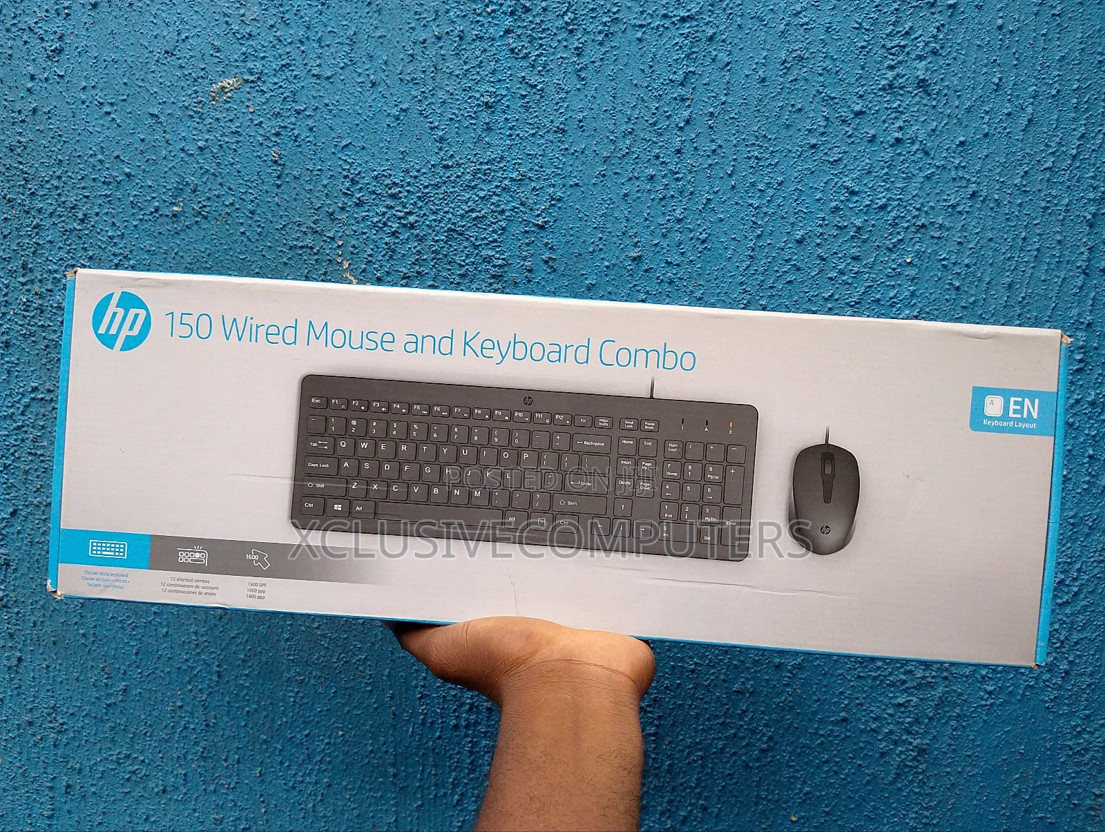 Hp 150 Wired Mouse and Keyboard Combo in Ikeja - Computer Accessories ...