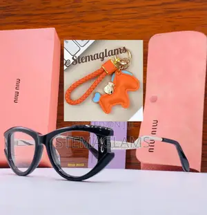 Miu Miu Cat Eye Metal Frame Glasses, Side Design