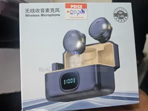 Wireless Magnetic Microphone With Powerbank Case Noise Cancellation