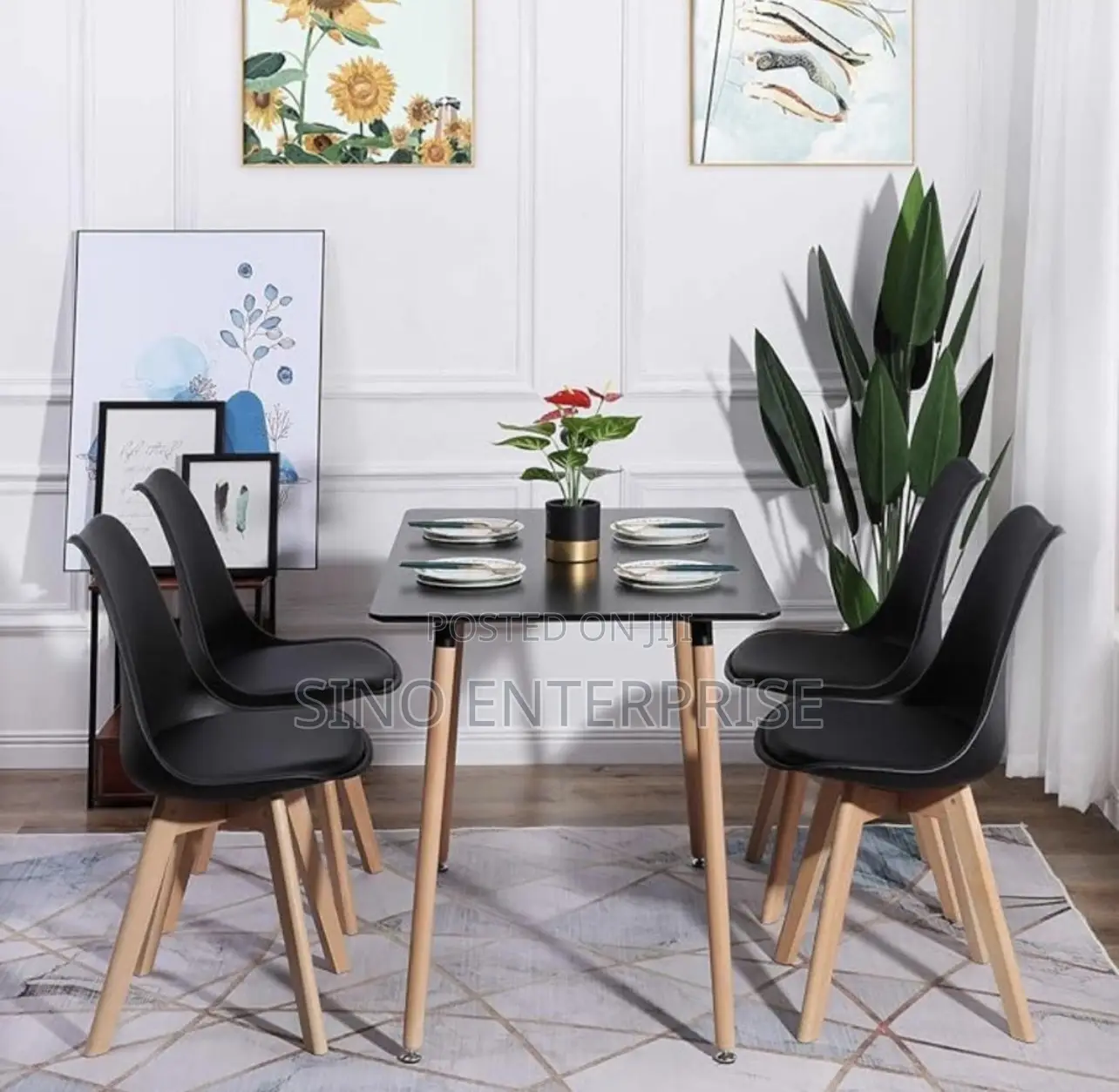4 Seaters Dining Table Set
