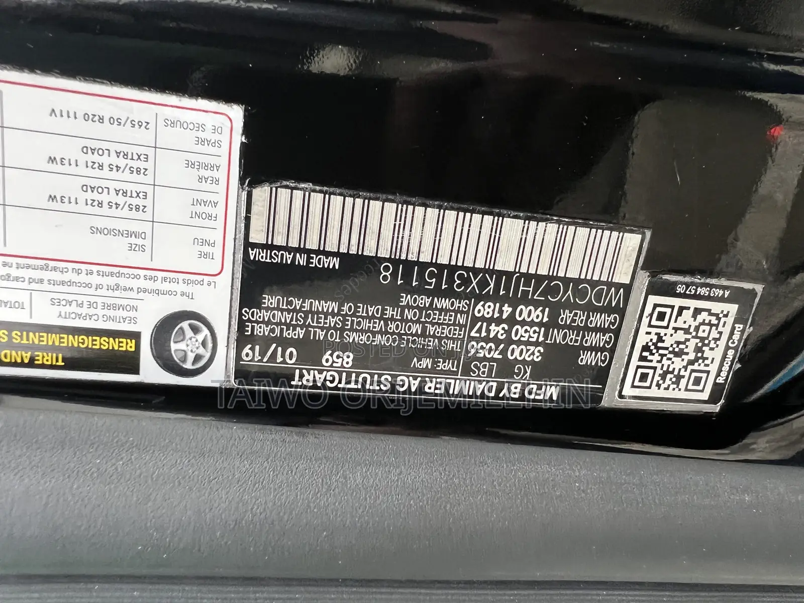 Mercedes-Benz G-Class 2020 Black