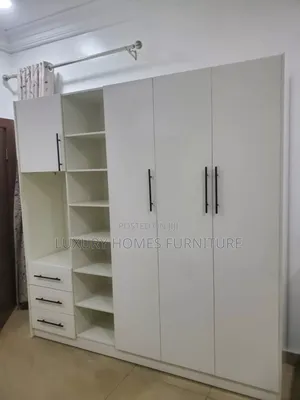 Standard 3 Doors Wardrobe With Drawers and Shoes Rack