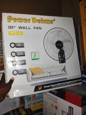 Power Deluxe 18 Inch Wall Fan