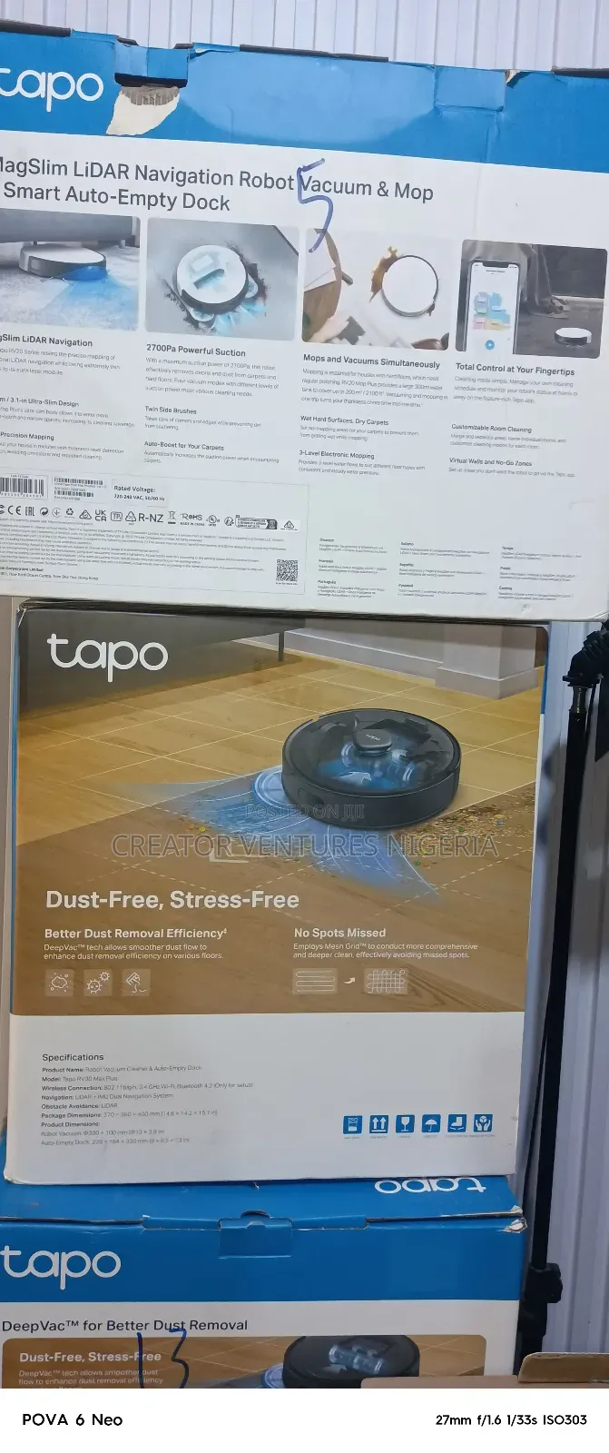 Robot Vacuum and Mob Cleaner,Slim Imu Daul Navigation System