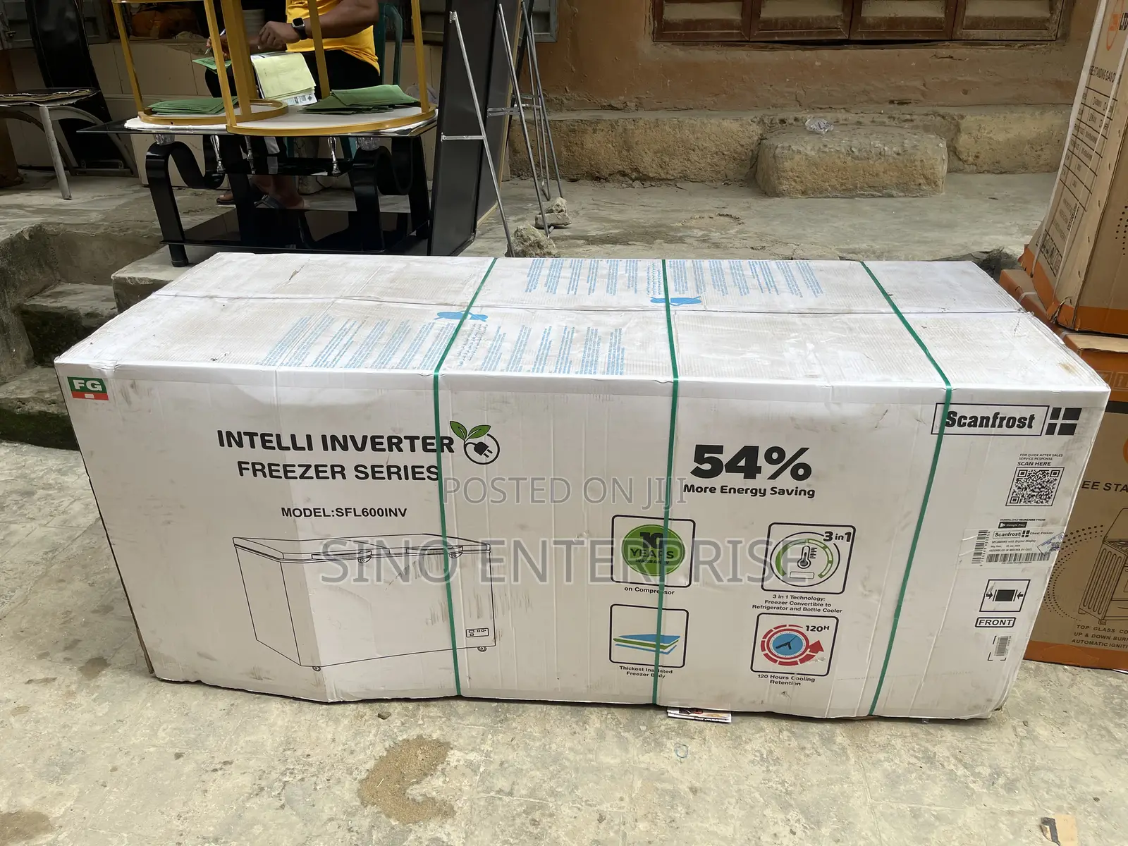 600l Scanfrost Freezer With Inverter Compressor Energy Savings 54%