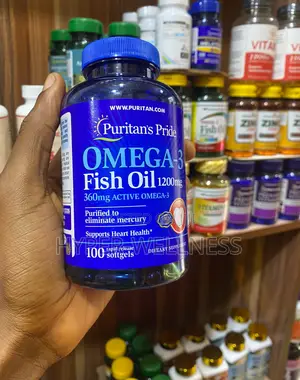Puritans Pride Omega 3 Fish Oil 1200mg 100 Softgel